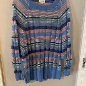 New Umgee Women's Multicolor Striped Sweater
